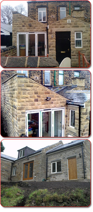 Home extensions by Pearl Building Services.